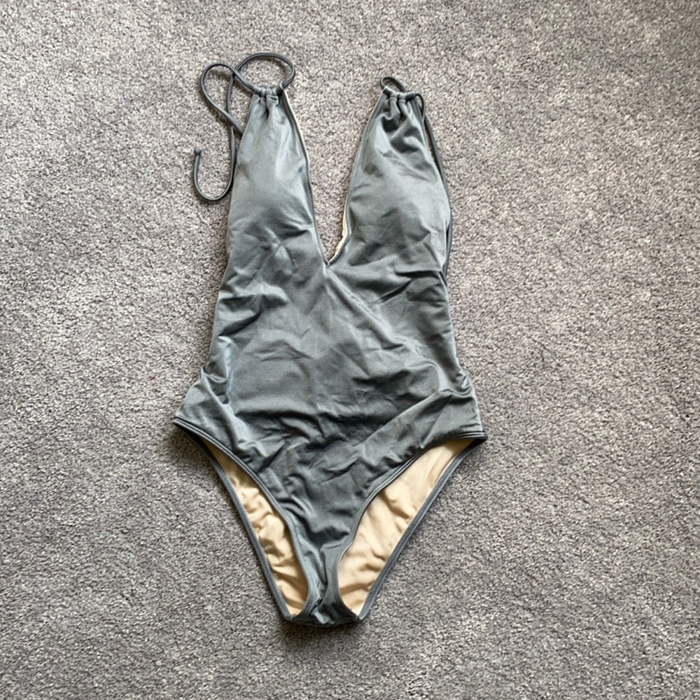 LA hearts one piece bathing suit